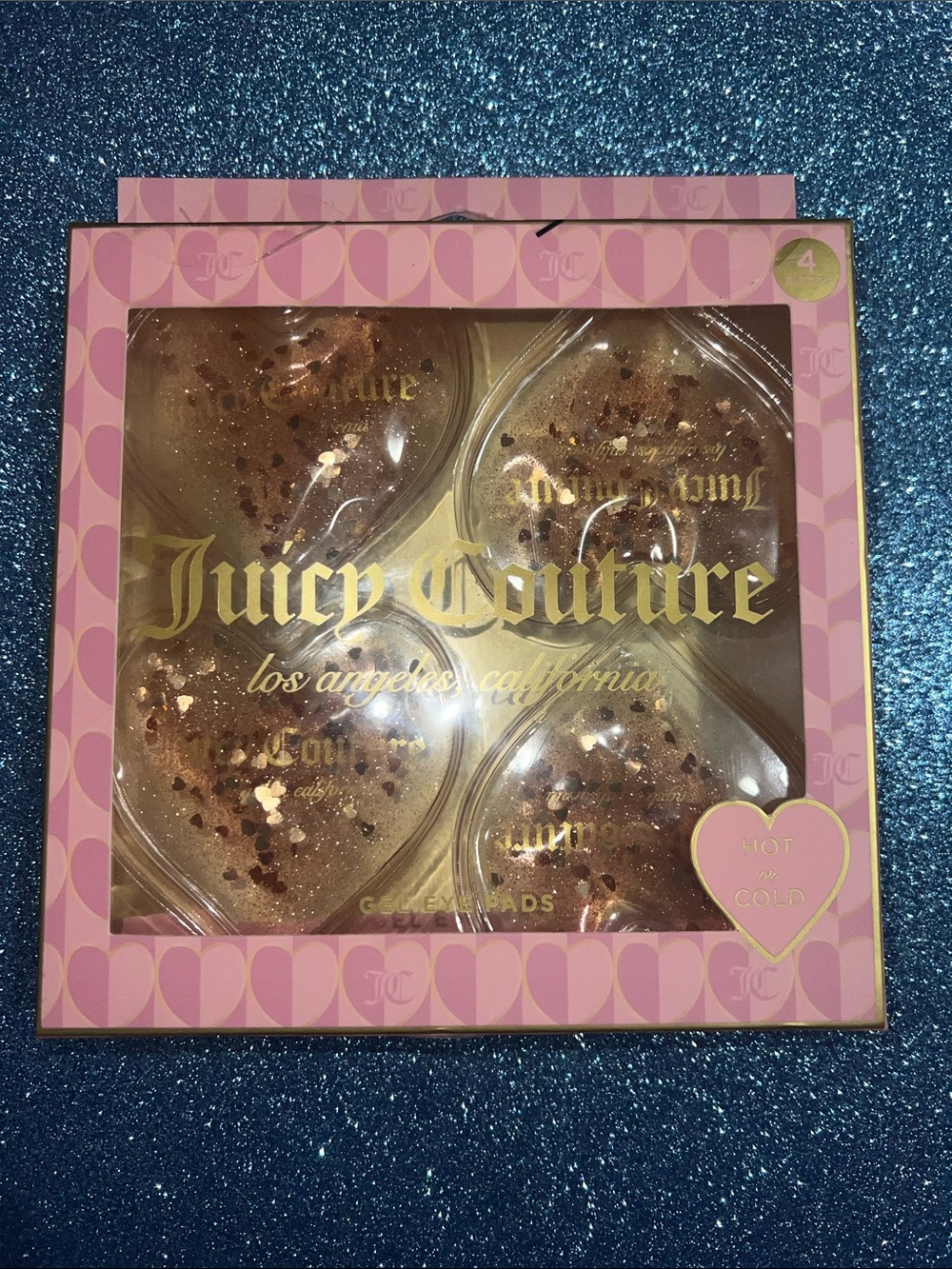 Juicy Couture Pink Heart Gel Eye Pads